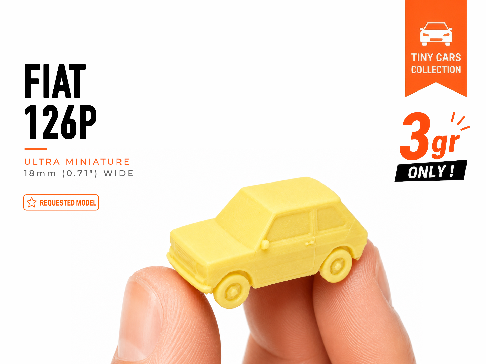 Tiny Fiat 126P - Mini Cars Series
