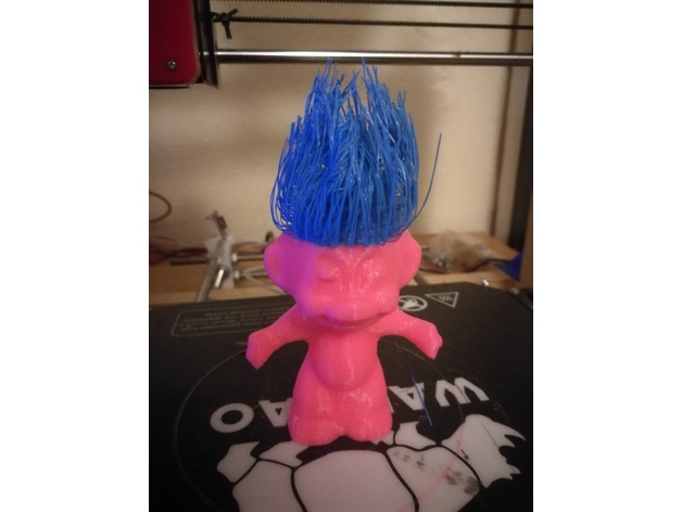 Hairy Troll Doll