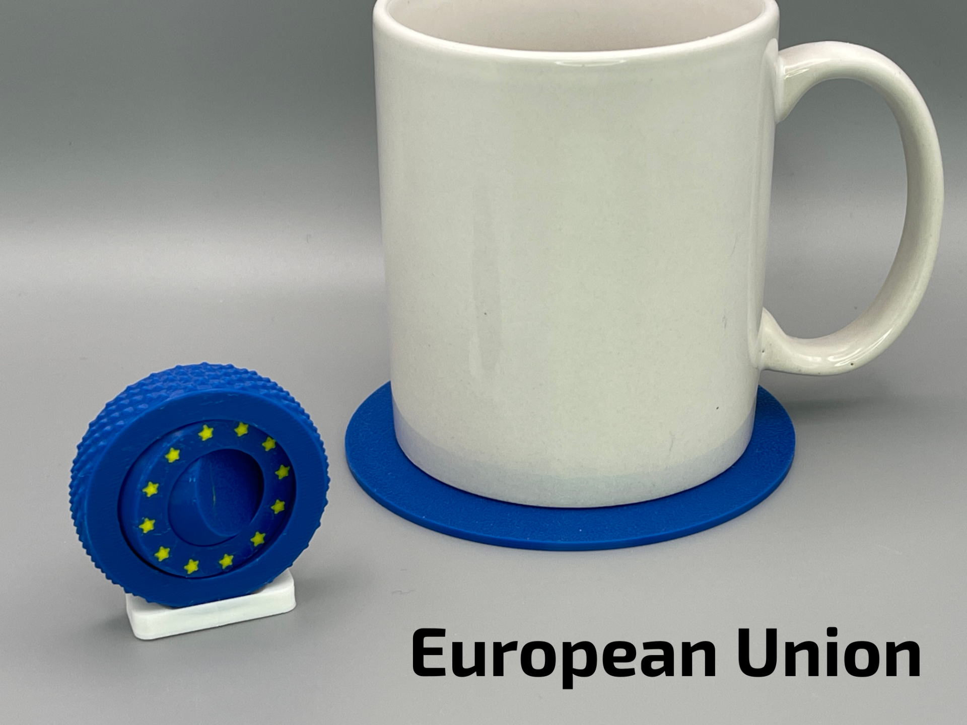 European Union Flag - Textured Gyro Fidget Spinner
