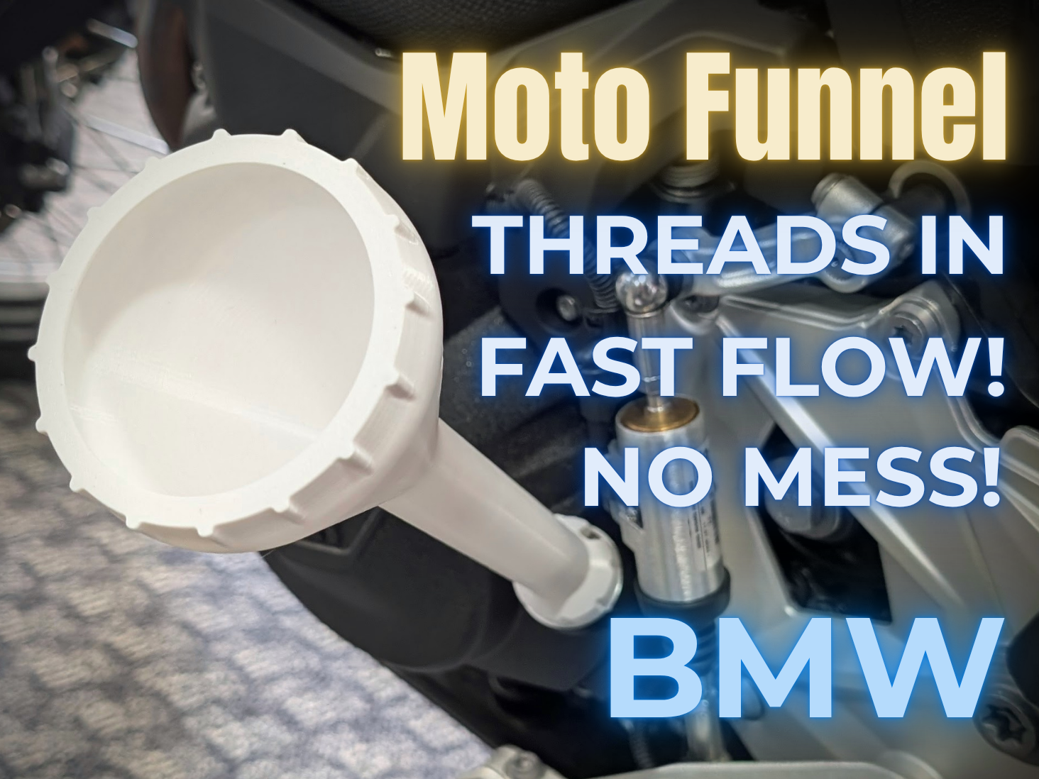 BMW Motorrad Oil Funnel, F-series  - Thread-In