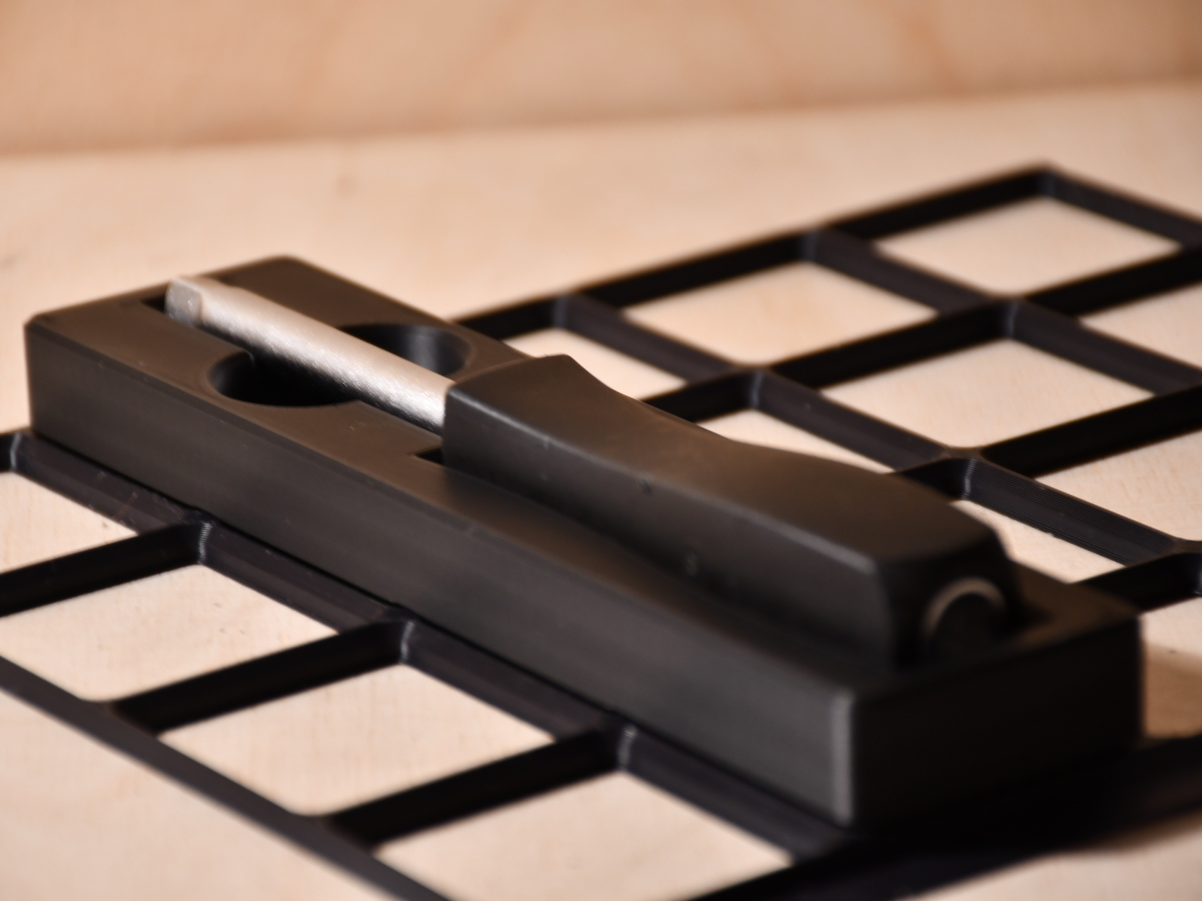 1/4" Ratchet Handle Holder, Gridfinity 4x1