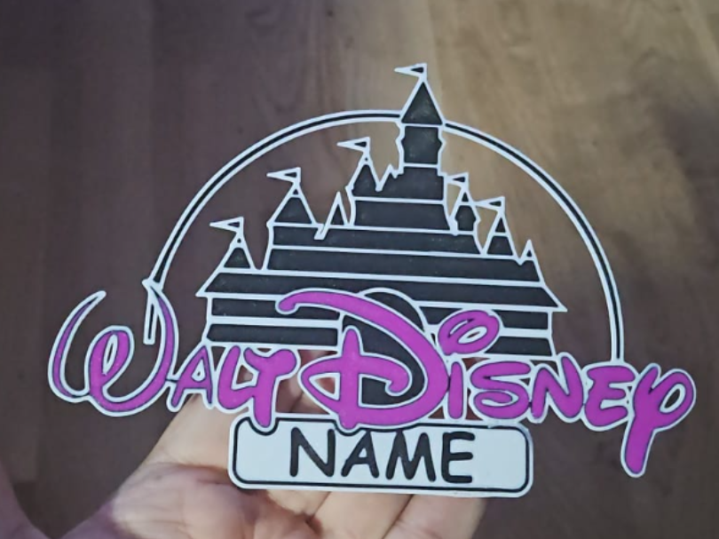 Walt Disney castillo - tu nombre