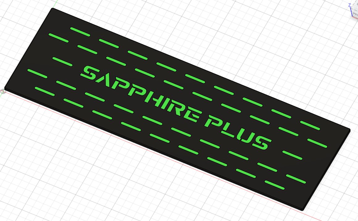 Two Trees Sapphire Plus SP-5 LCD cover plate