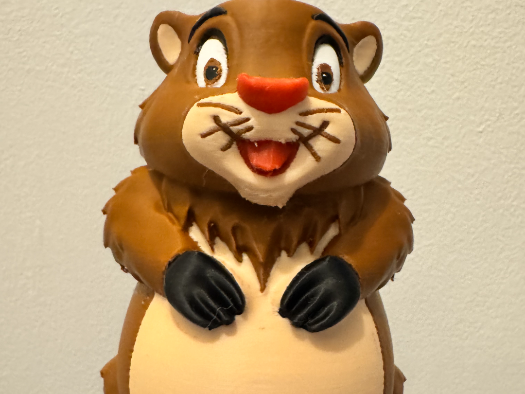 GroundHog / Marmota figurine multicolor & onecolor