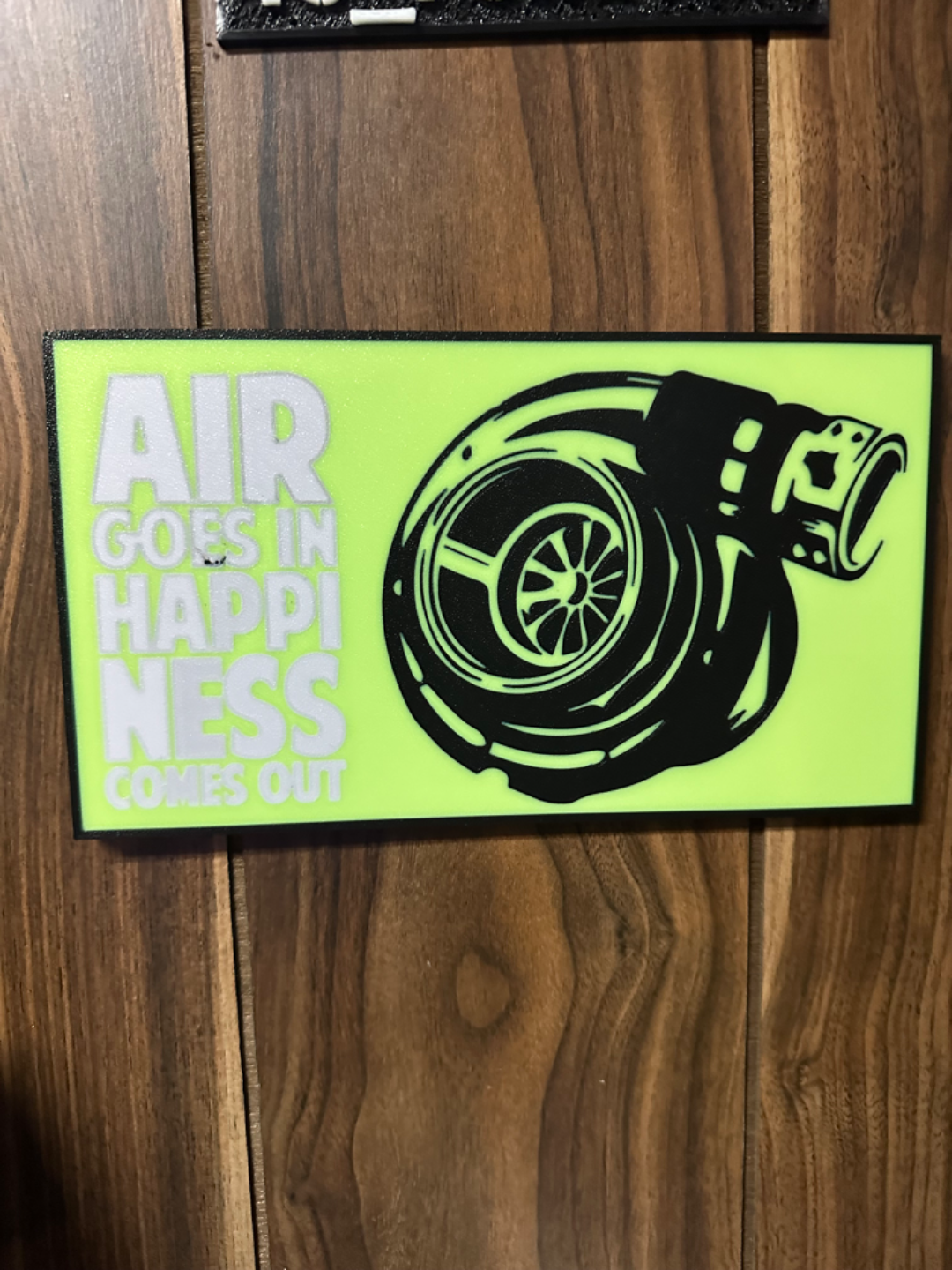 turbo lightbox/ wall art