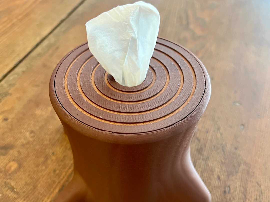 Nature’s Touch – Tree Stump Tissue Box