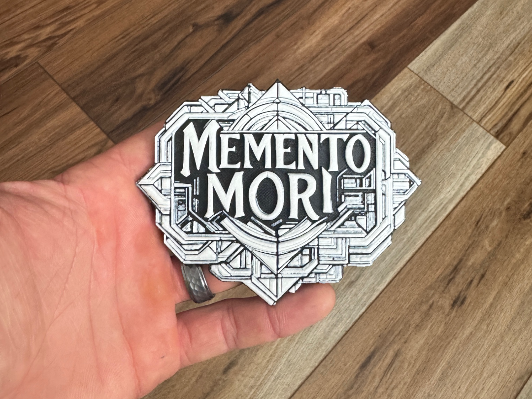 Memento Mori badge