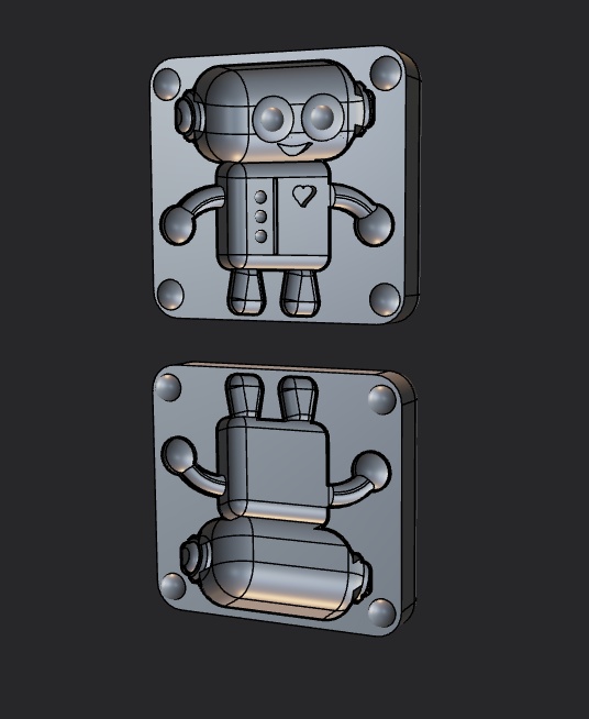 Playdoh Robot Mold