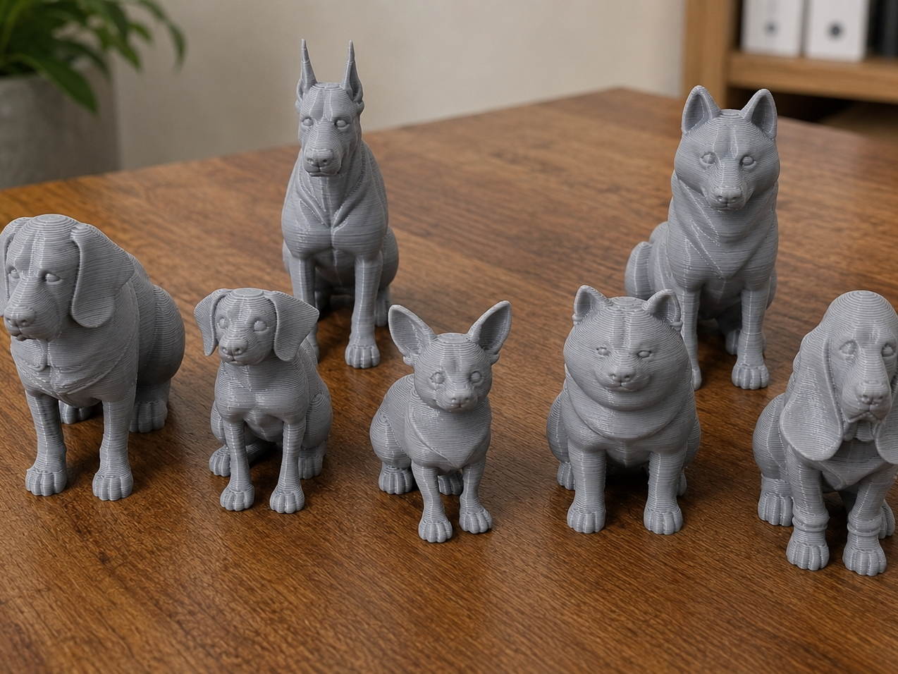 Dog Breeds Collection – Set of 7 Assorted Dogs