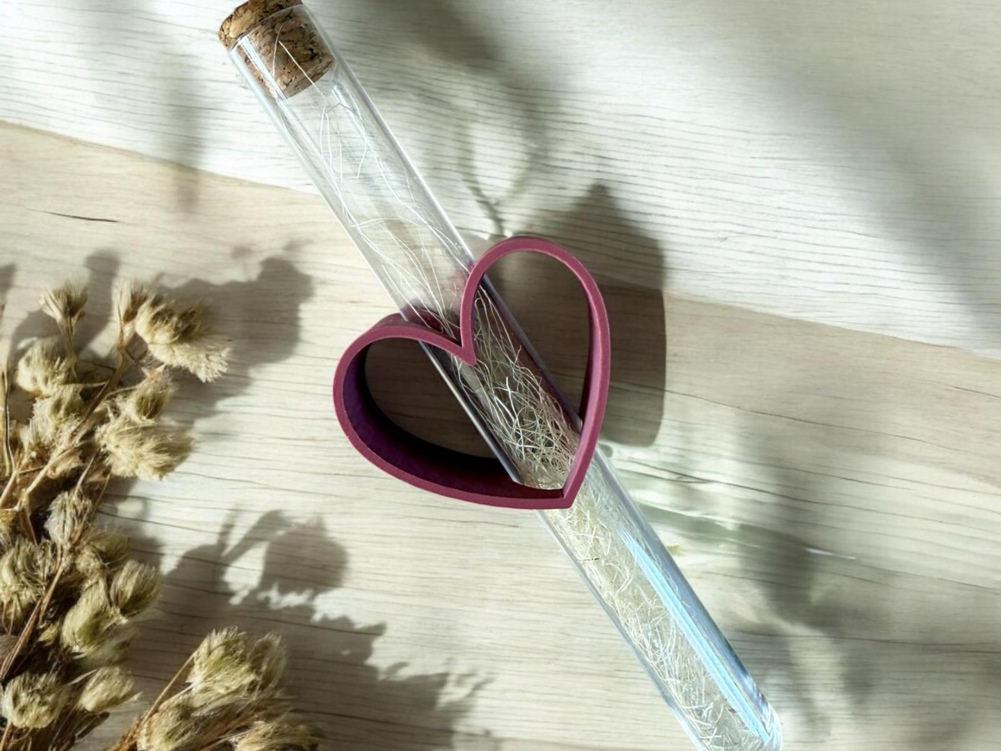 Herz für Reagenzglas