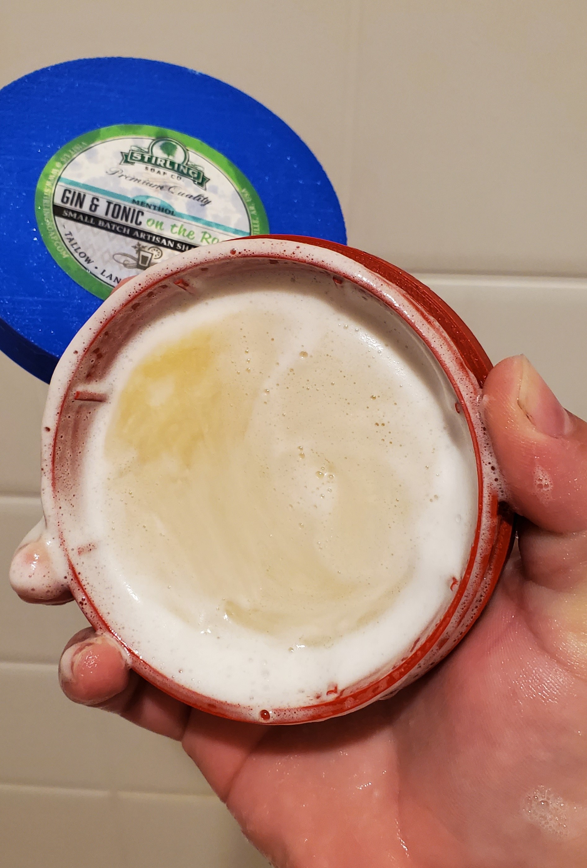 Shave Soap Sample Puck Bowl