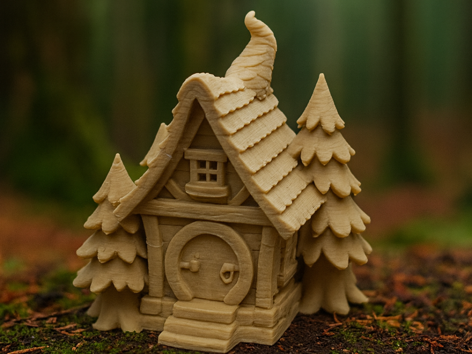 Maerchenhaus im Wald