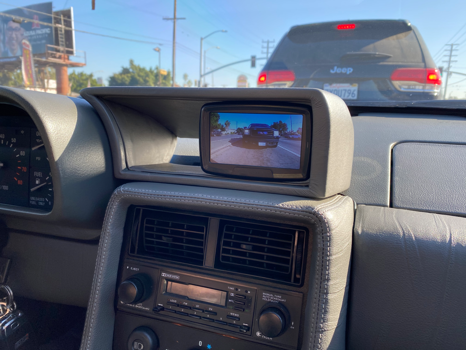DMC Delorean Dashboard Extension Piece
