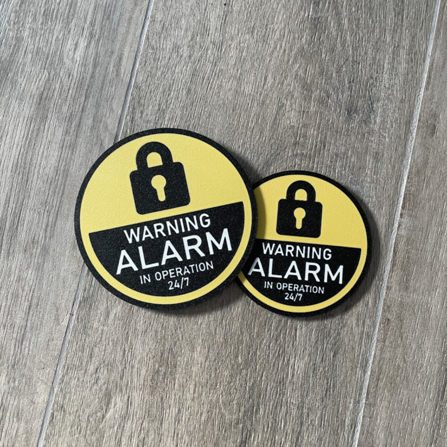 ALARM in operation warning