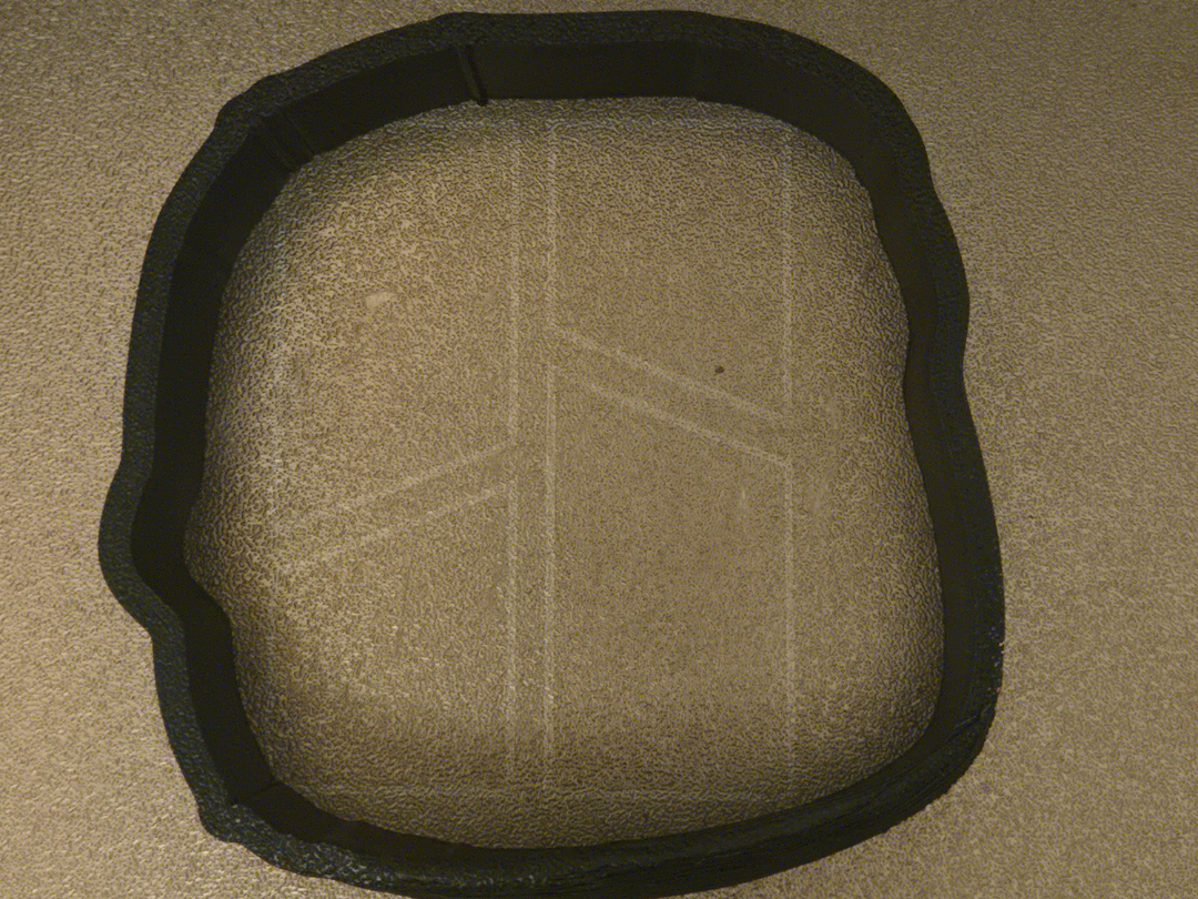 Santa head cookie cutter