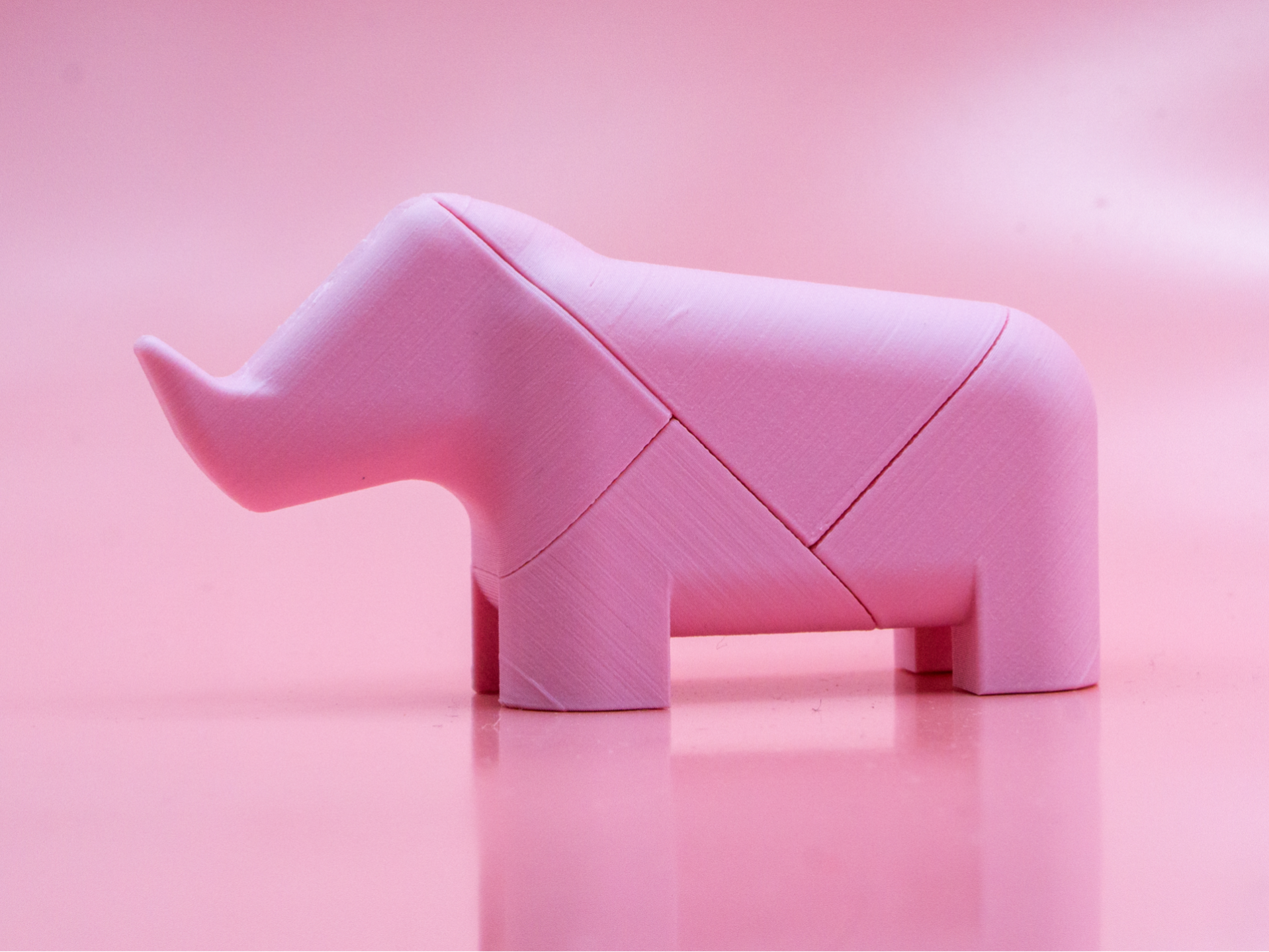 Rhino 3D Puzzle by Pork3D.com