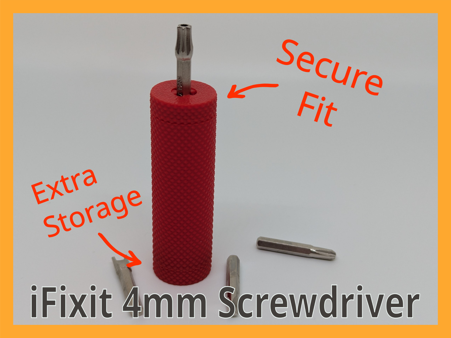 iFixit 4mm Screw Driver with Bit Storage