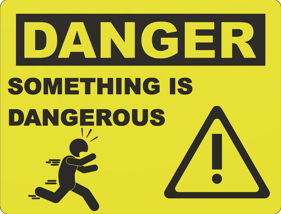 Ambiguous Danger Sign