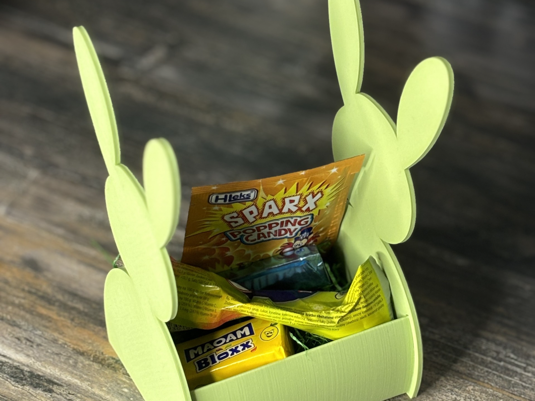 Bunny-Shaped Easter Basket