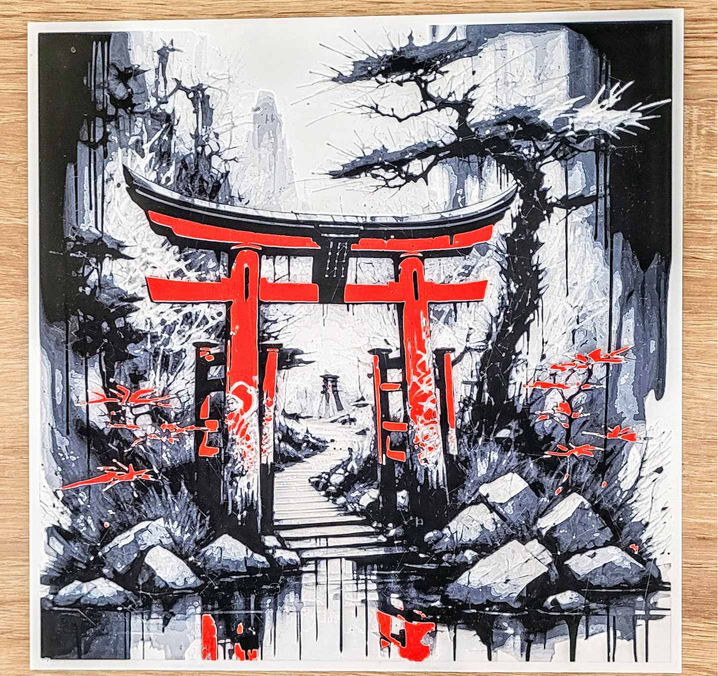 Red Torii Color Pop