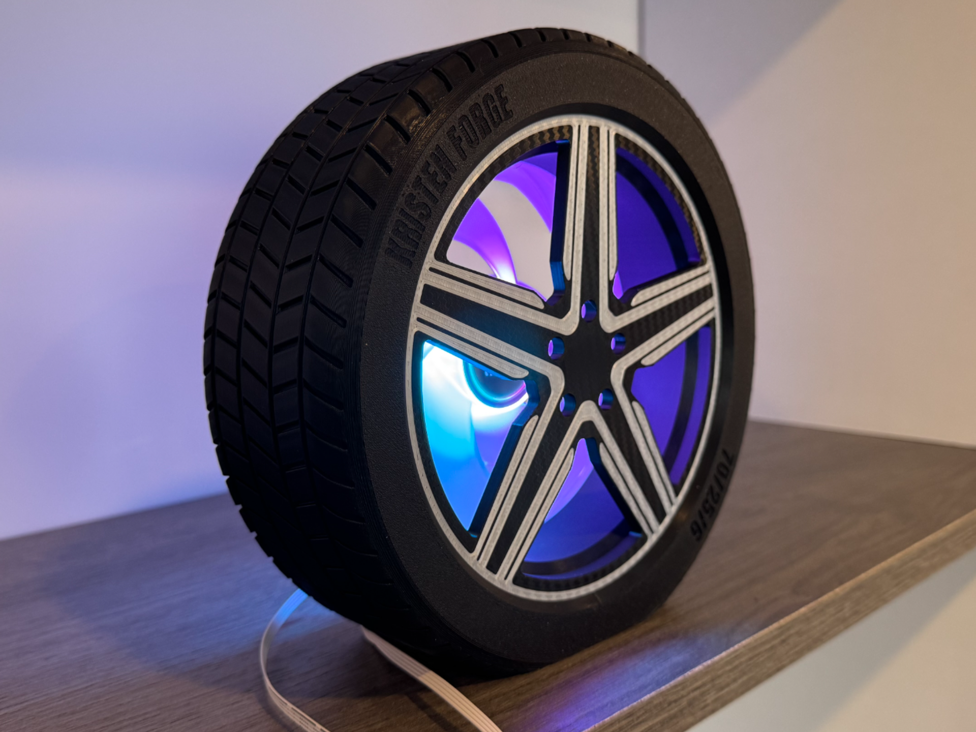 Alloy Wheel Desk (PC) Fan