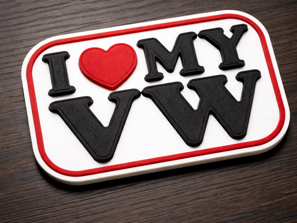 ILove my VW LOGO 3 Farben