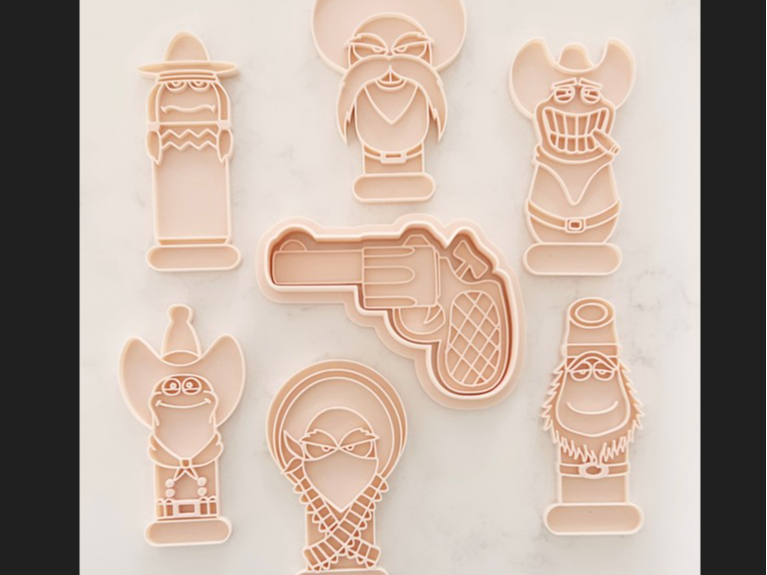 Toons Cookie Cutter and Stamp