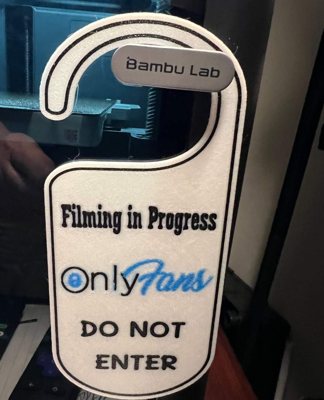 Only fans prank door sign hanger two versions