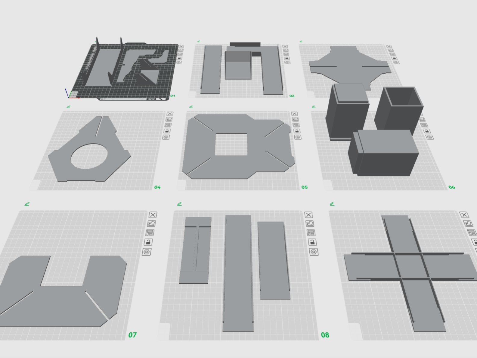 Walkways & Platforms for Sci/Fi Gang game