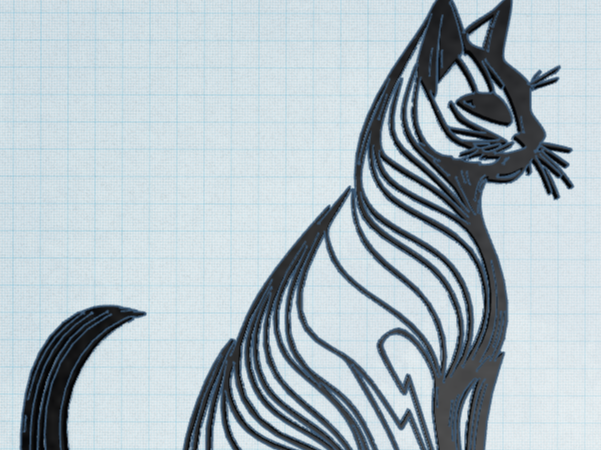 Wall Art cat for decoration