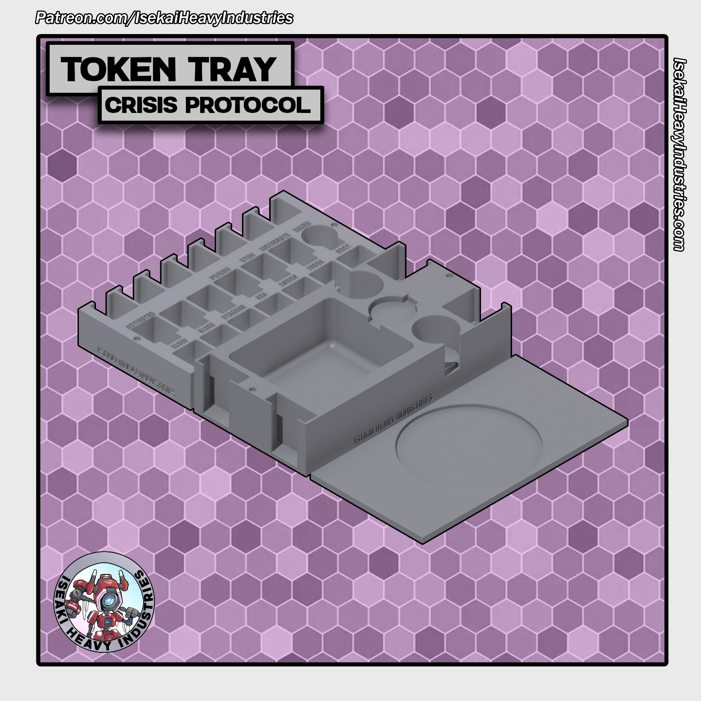 Marvel Crisis Protocol Token Trays