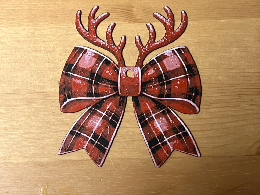 bow christmas tree decoration