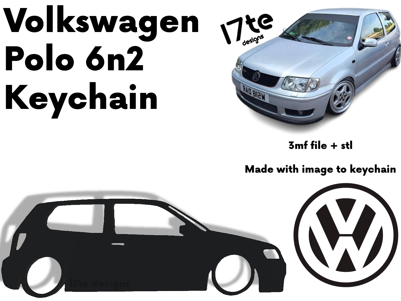 Volkswagen Polo 3 Facelift/6n2 Keychain