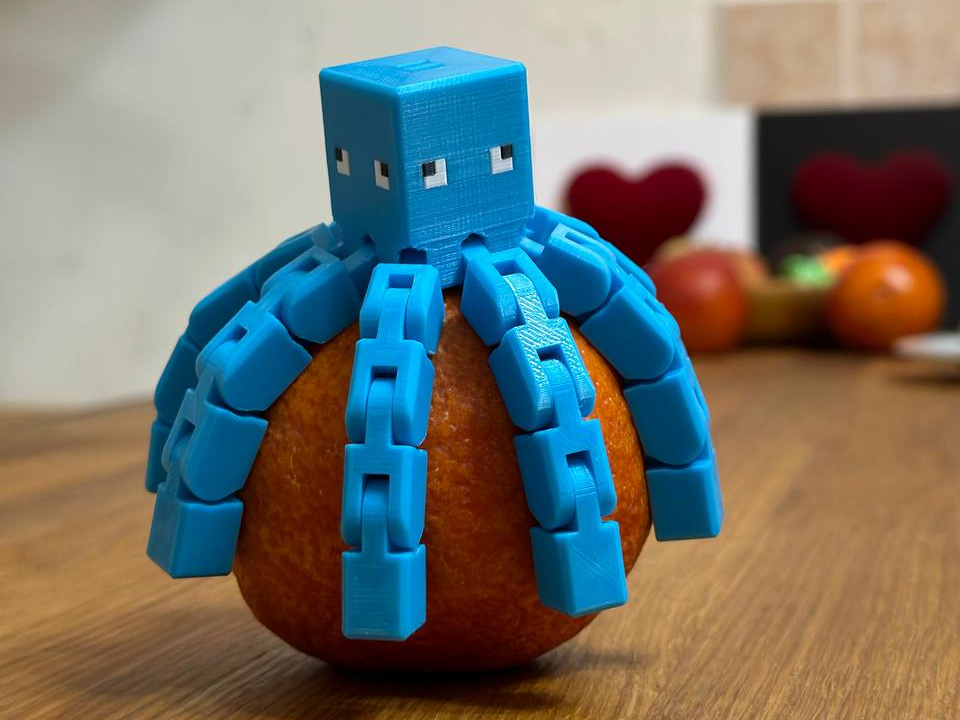 Minecraft Squid Tentacles Articulated