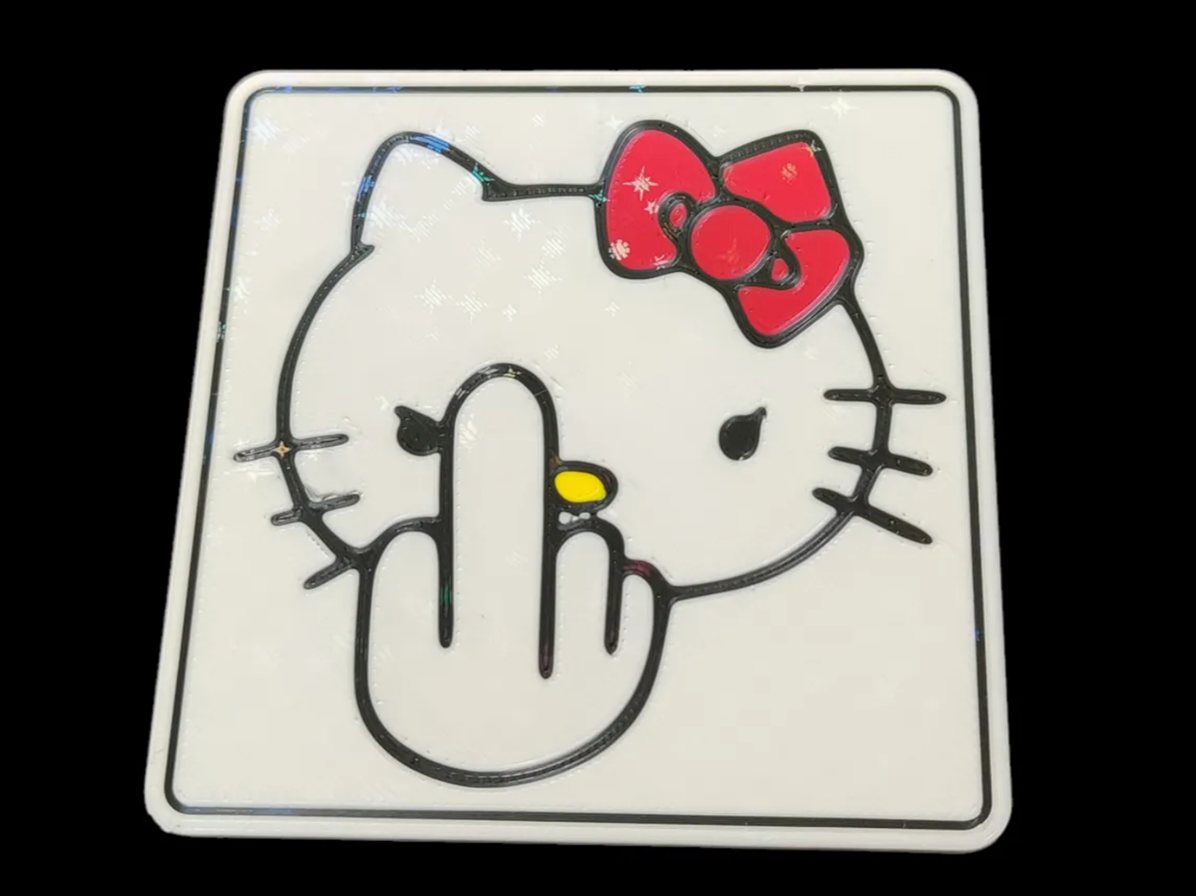 Coaster_Rude_Hello Kitty
