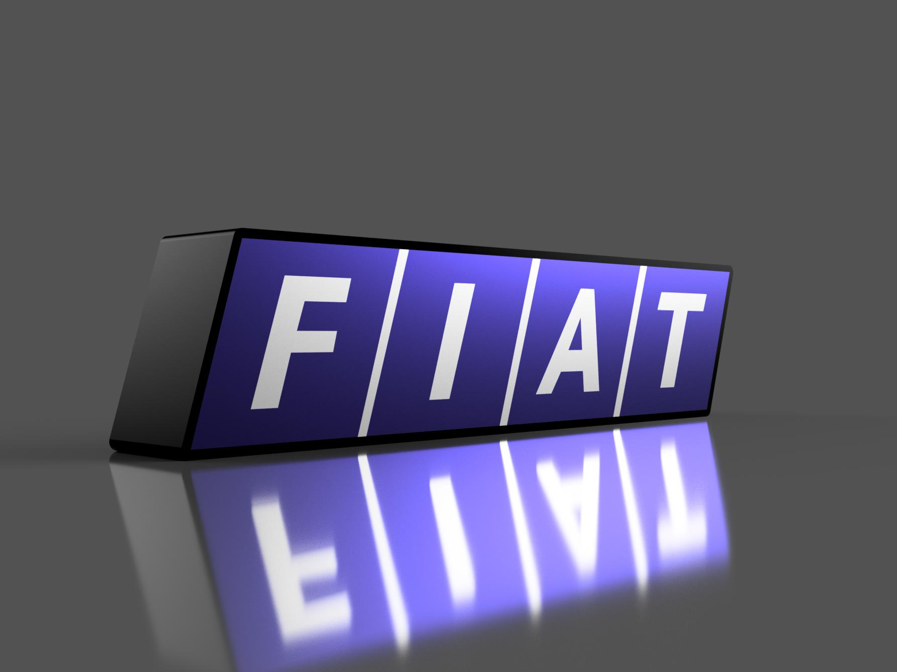Fiat Logo 1972 - 2003 Lightbox