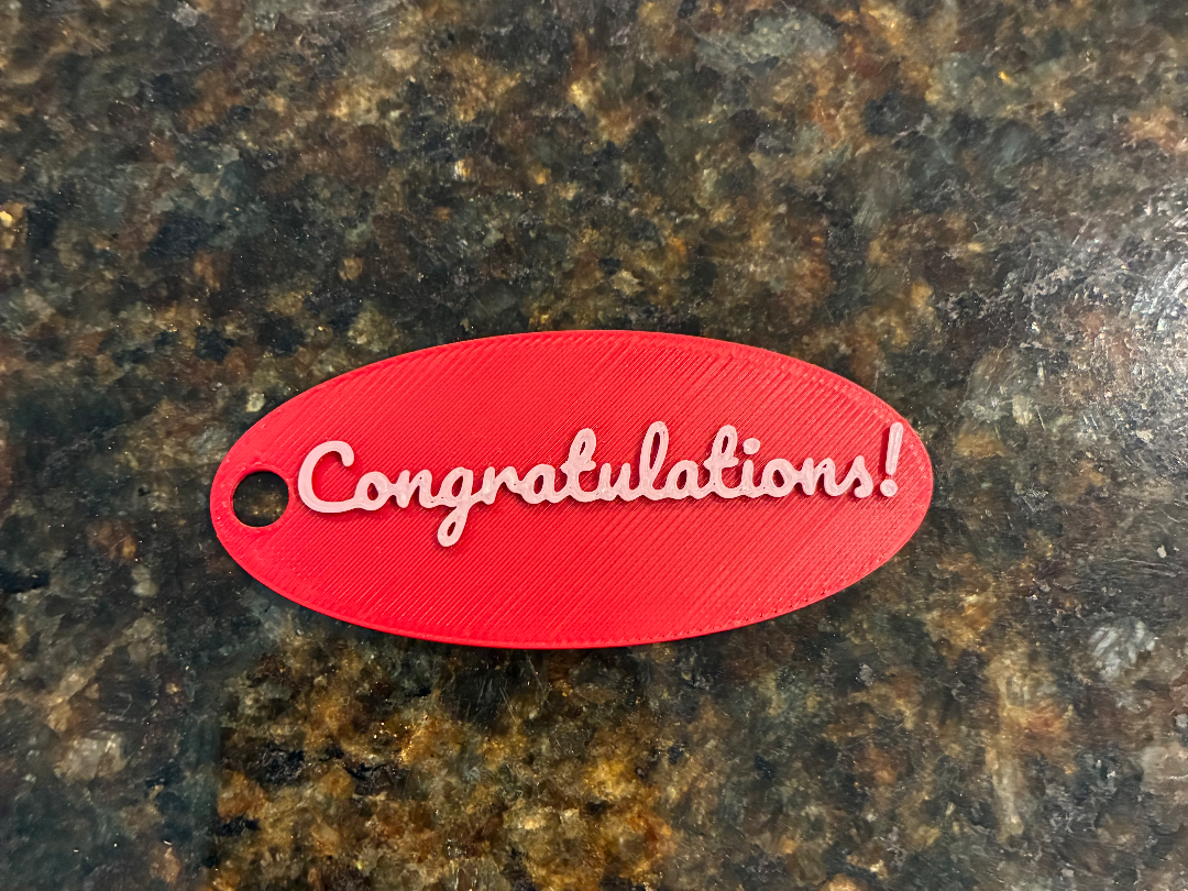 Congratulations Gift Tag