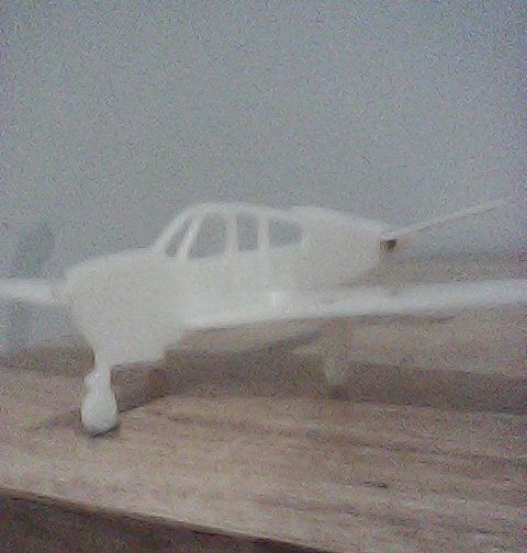 V-tail airplane card kit