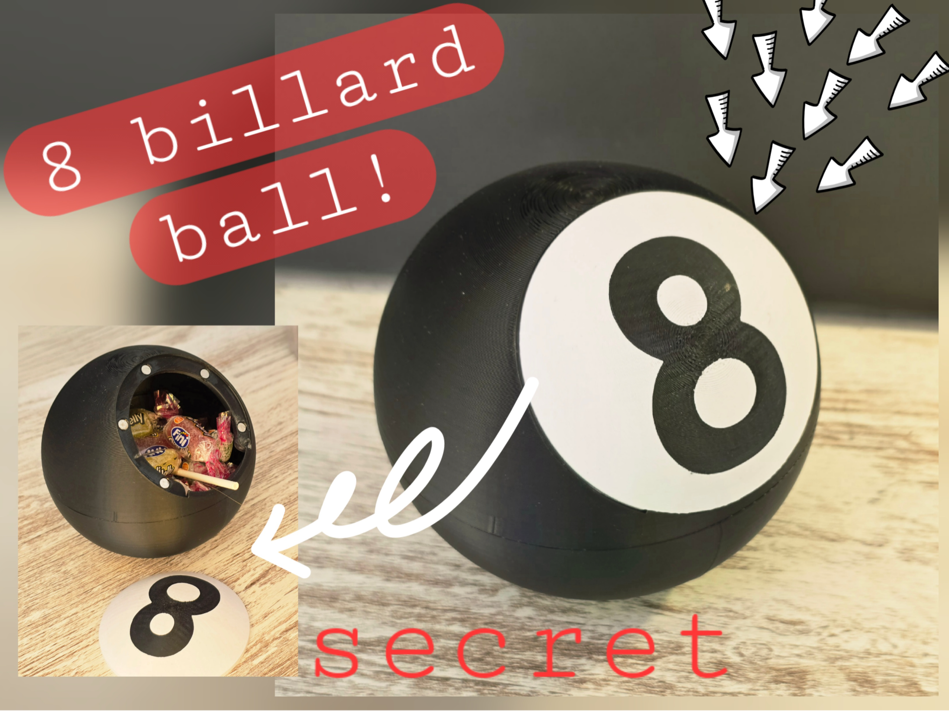 Bola de billar número 8