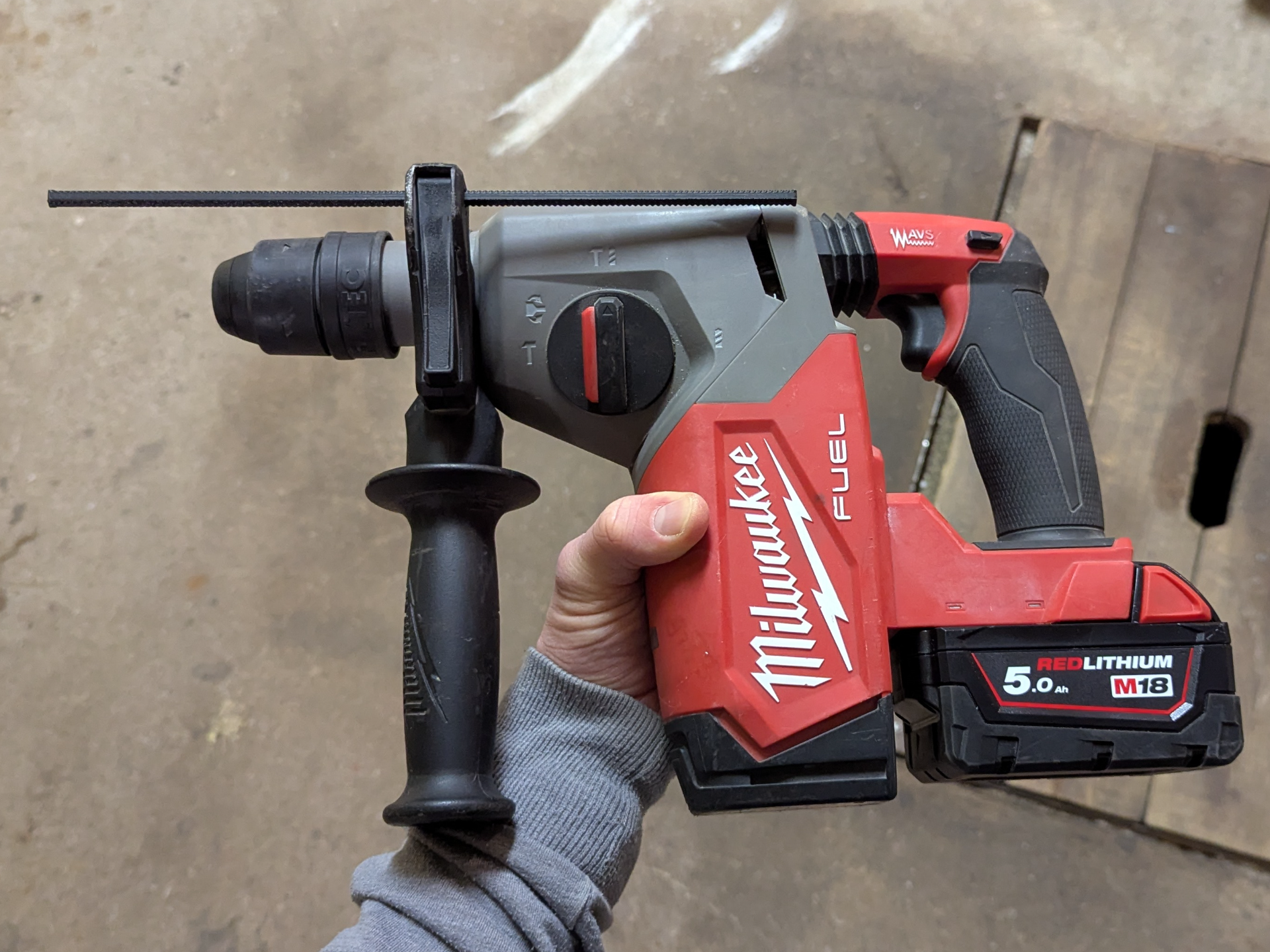 Milwaukee M18 Rotary Hammer Depth Stop
