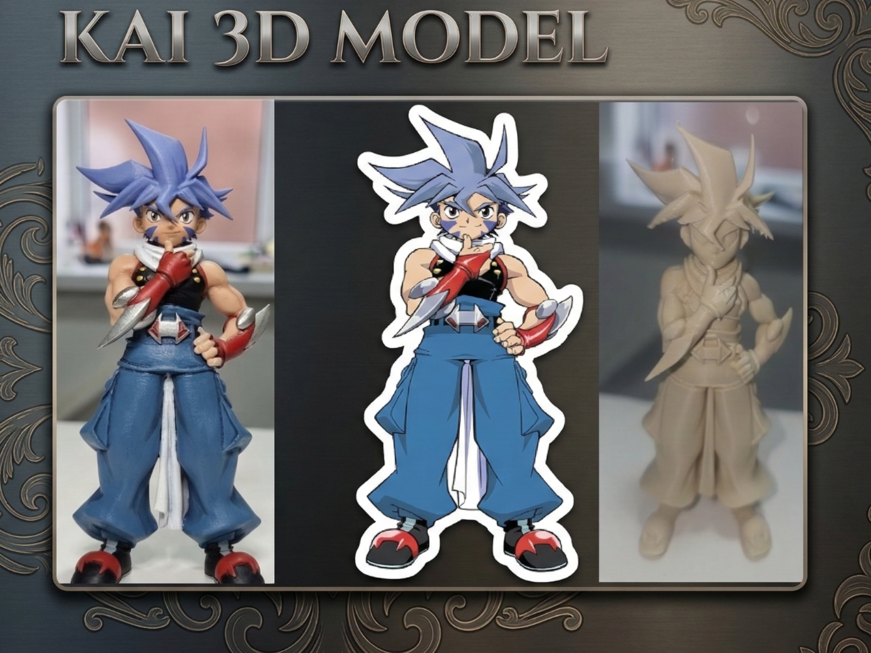 Kai Hiwatari (Beyblade) - 3D Fan Model