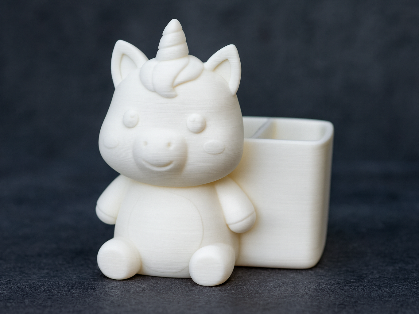 Unicorn Desk Organizer – Kawaii Pen Holder
