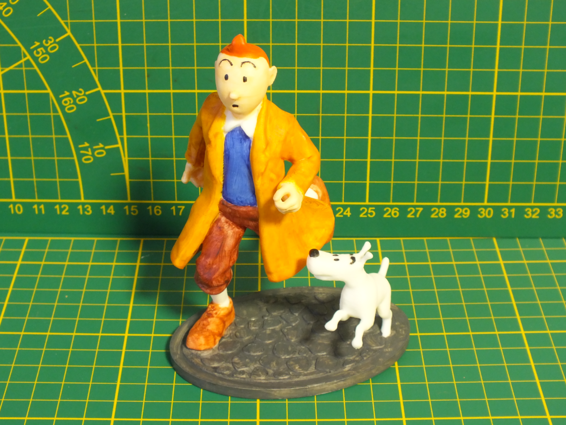 Tintin and Snowy 125 mm