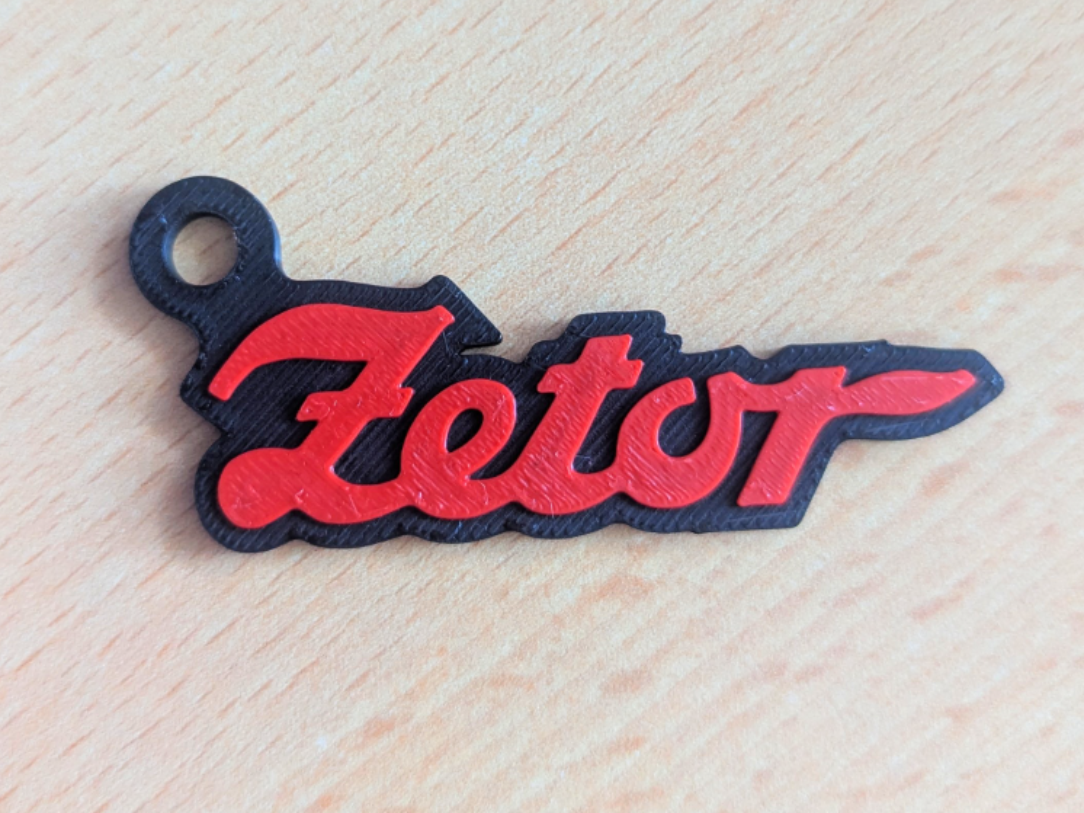 Zetor logo keychain
