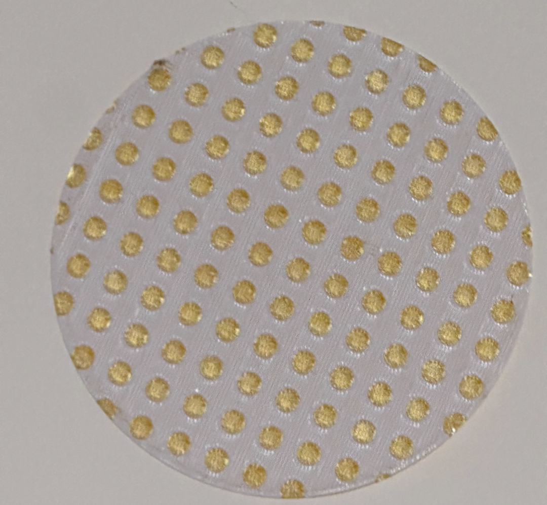 symmetrical dot coaster