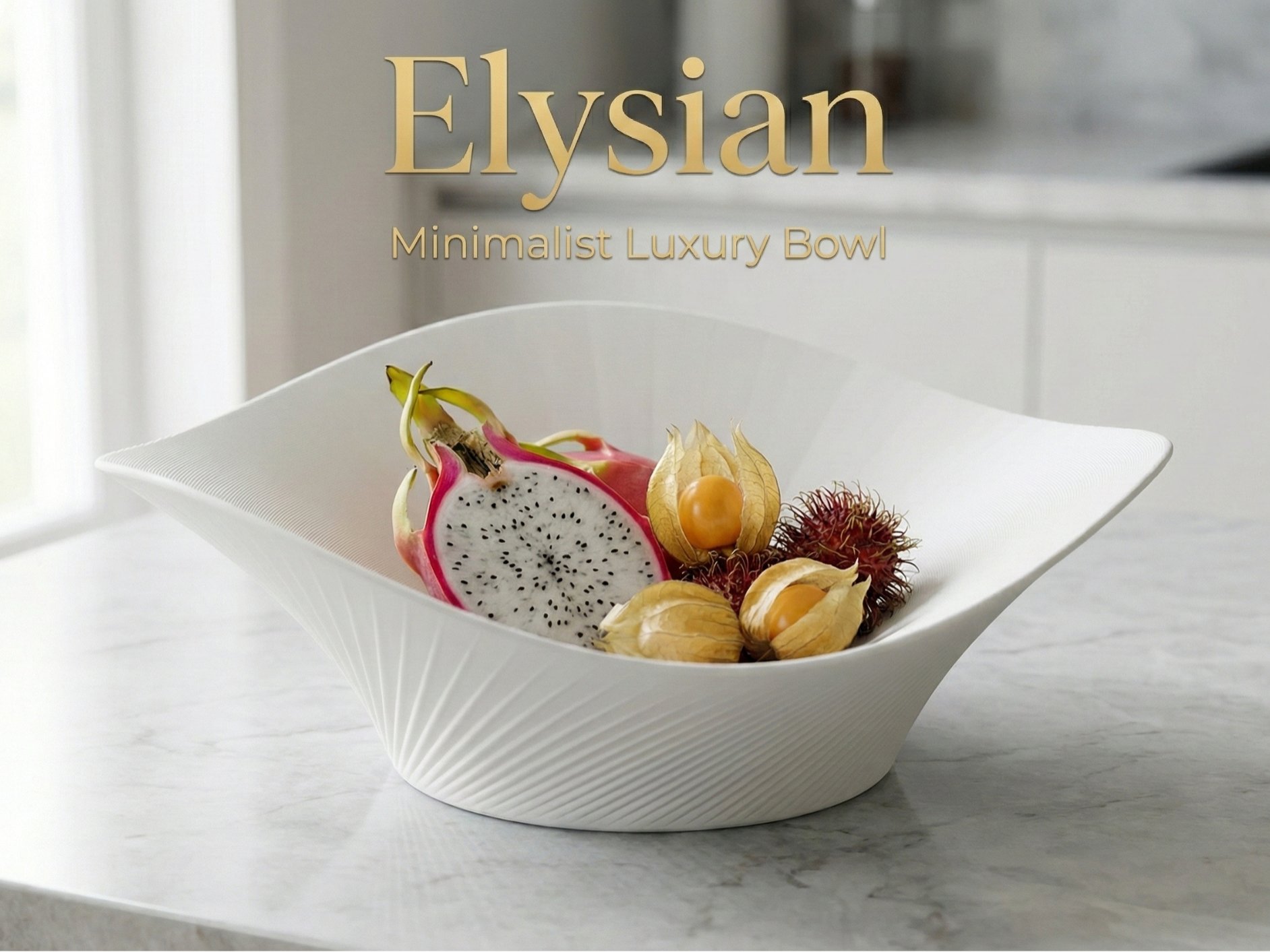 Elysian - Minimalist Luxury Bowl & Decor