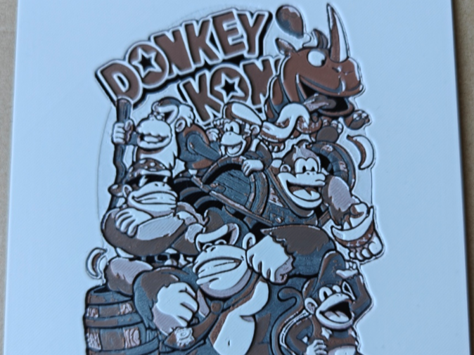 Donkey kong family (hueforge)