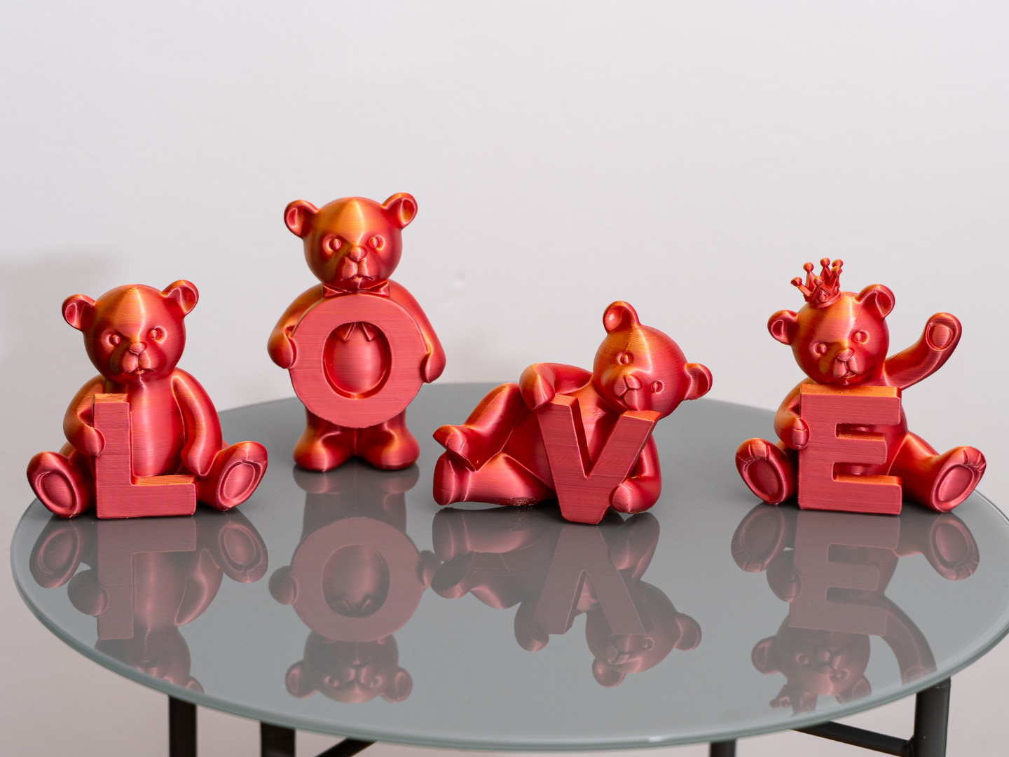 LOVE Bears Valentine’s Day 3D Print Set (4 Models)