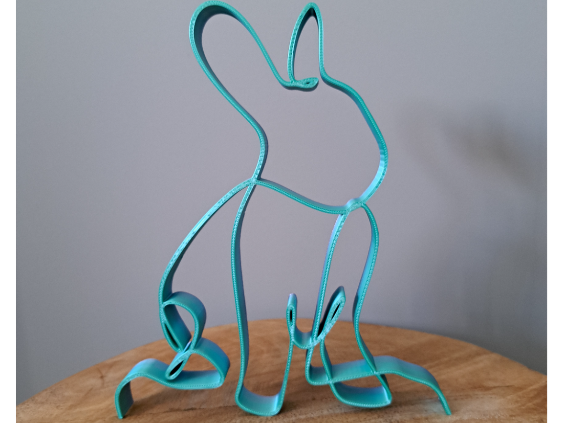 Cute bunny rabbit Easter decoration