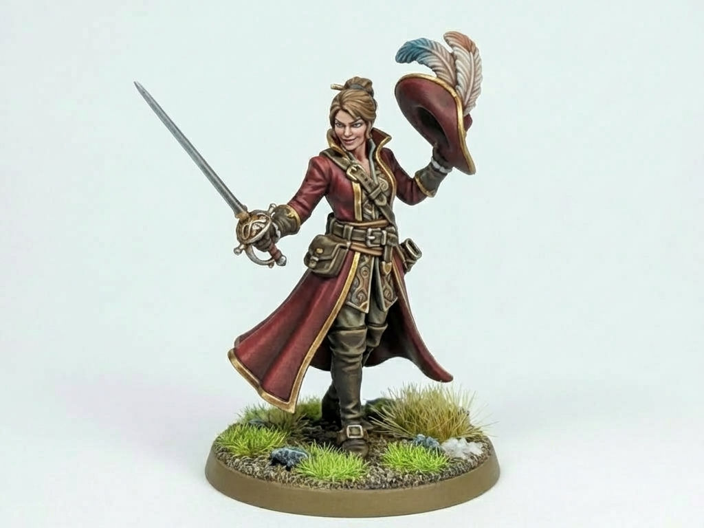 D&D Female Swashbuckler